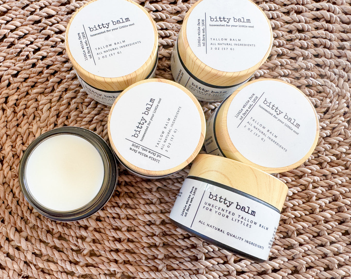 Bitty Balm Tallow {unscented for your little one}