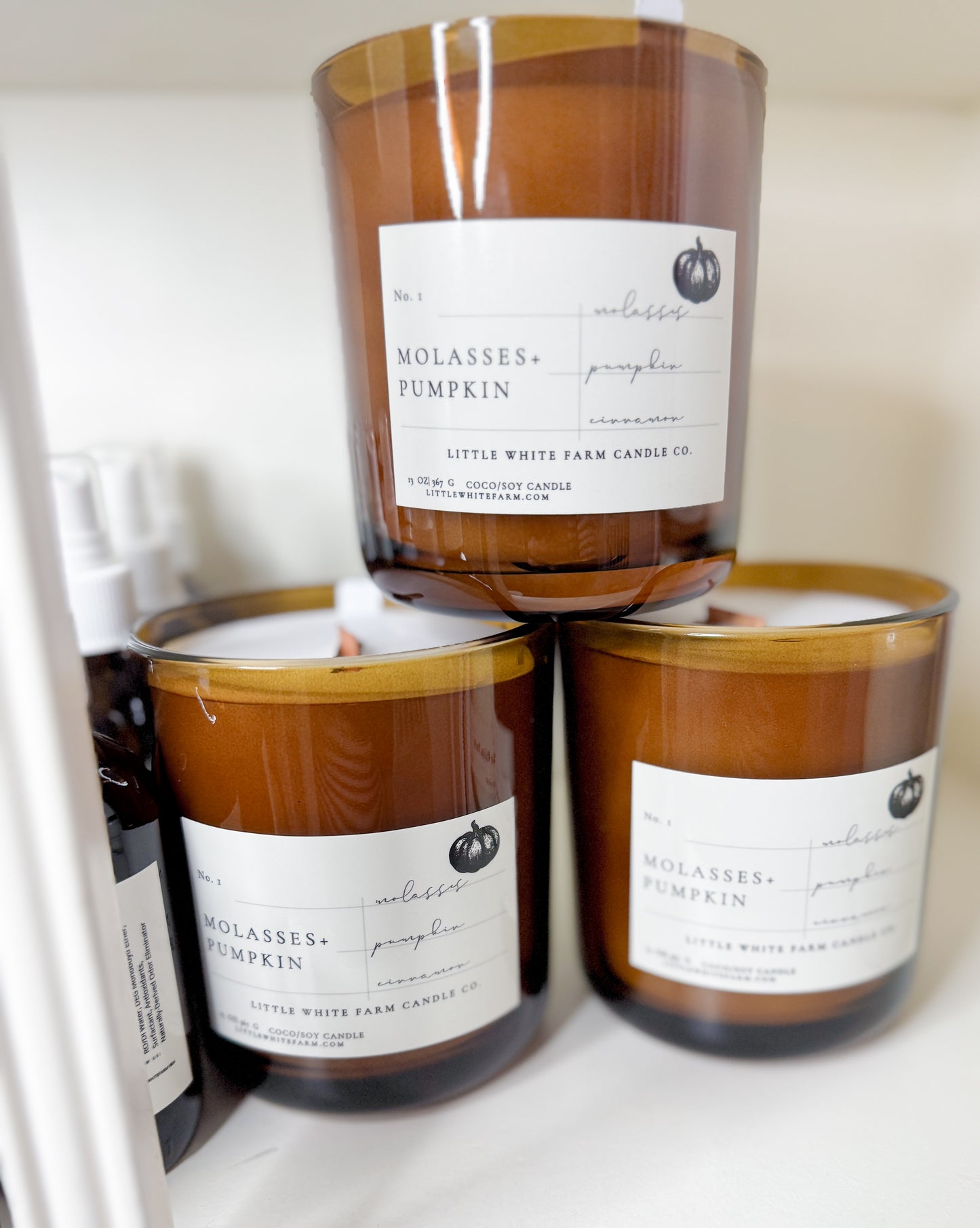 No. 1 Pumpkin + Molasses Luxe Wood Wick Candle