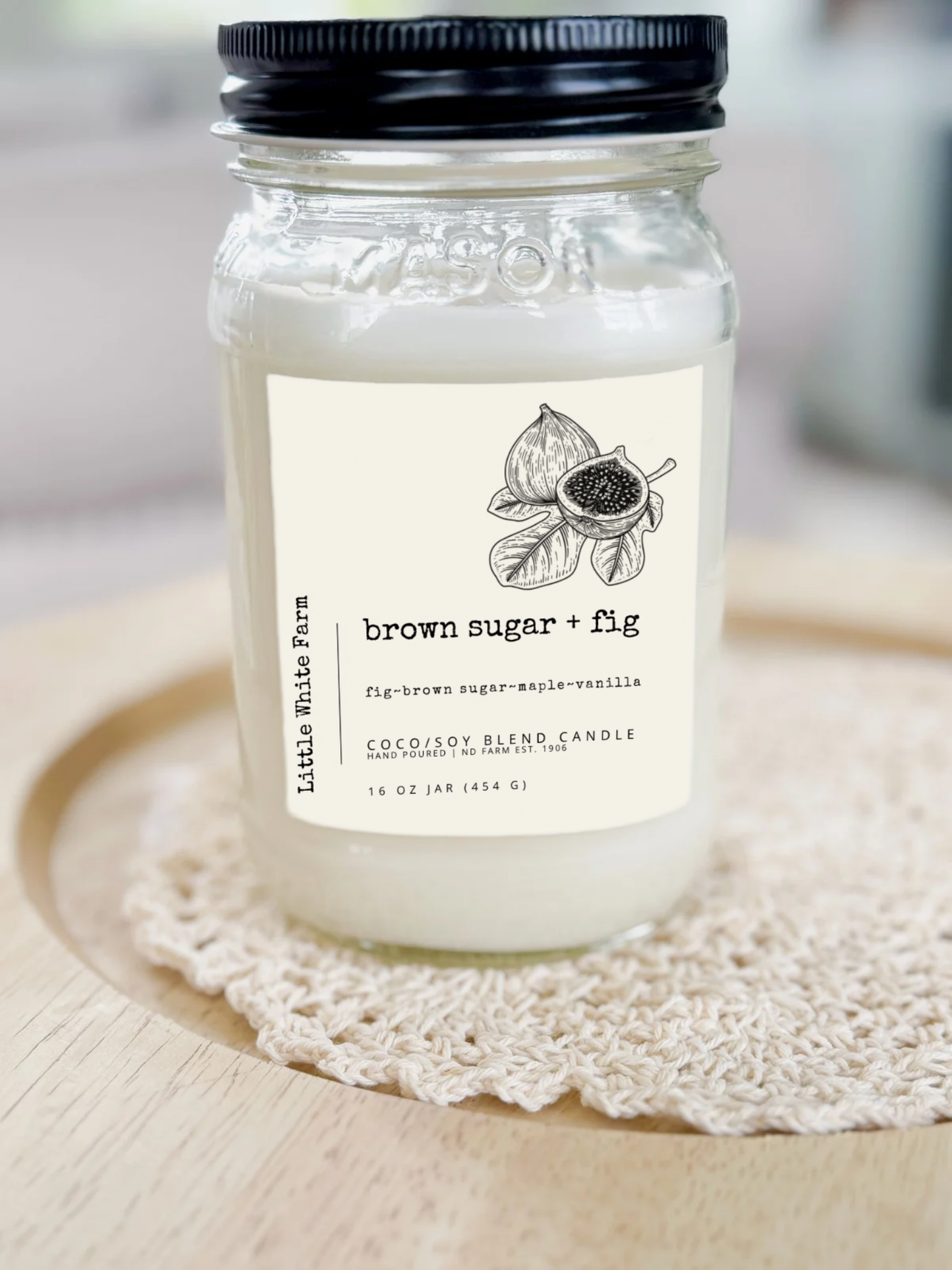 Brown Sugar + Fig Fall Collection Mason Jar Candle