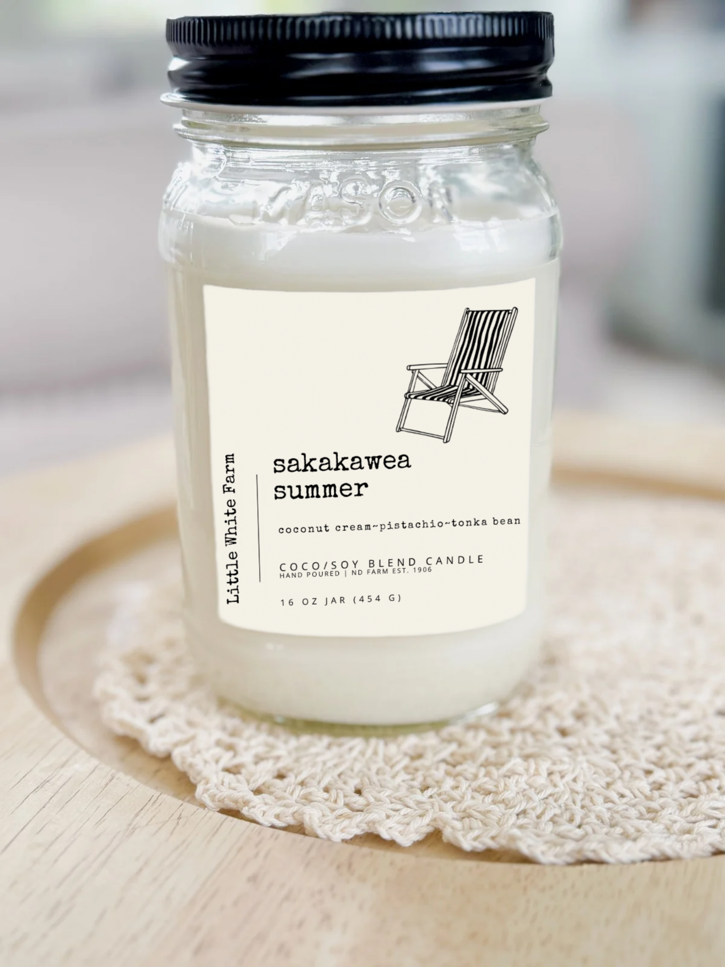 Sakakawea Summer-Summer Collection Mason Jar Candle