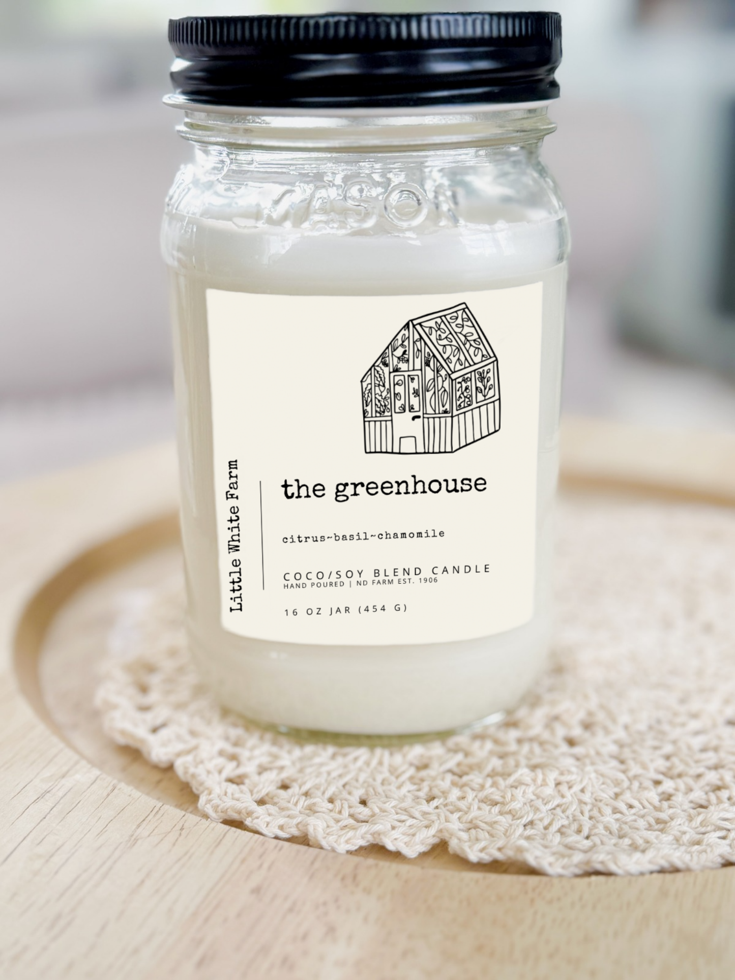 The Greenhouse Spring Collection Mason Jar Candle