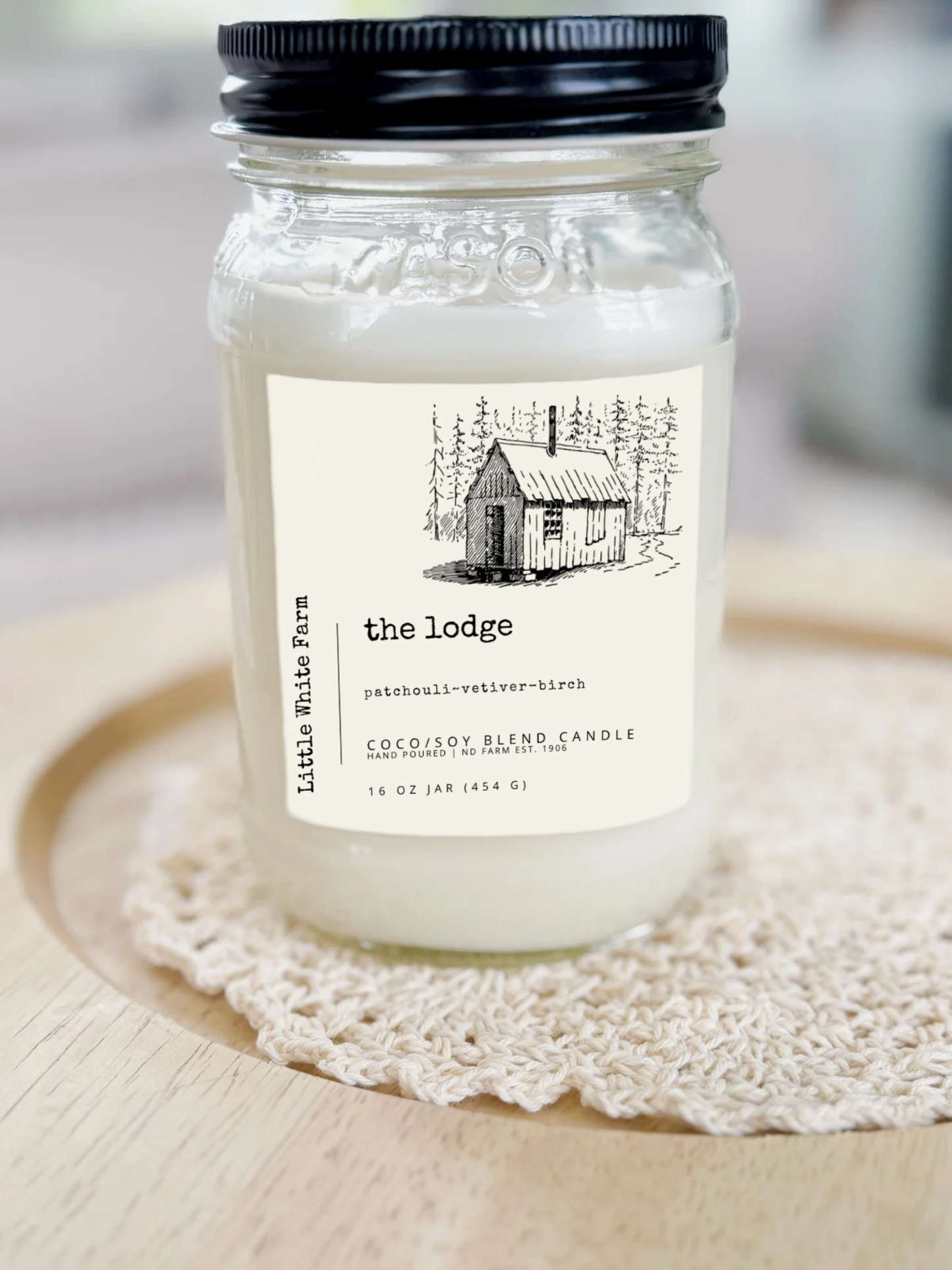 The Lodge Fall Collection Mason Jar Candle