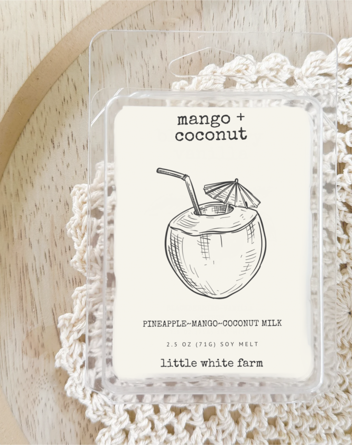 Mango + Coconut Summer Collection Wax Melt