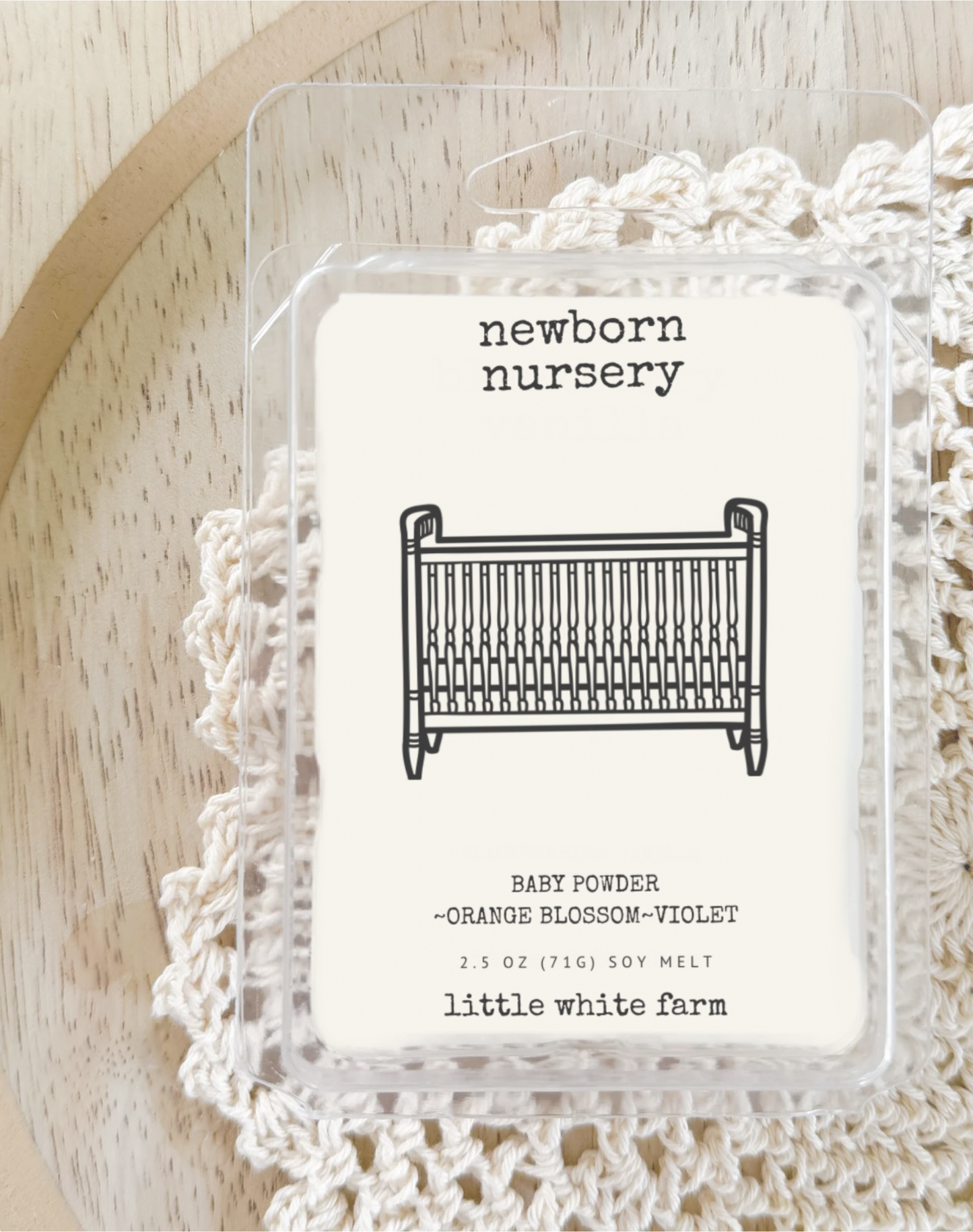 Newborn Nursery Farmhouse Collection Wax Melt