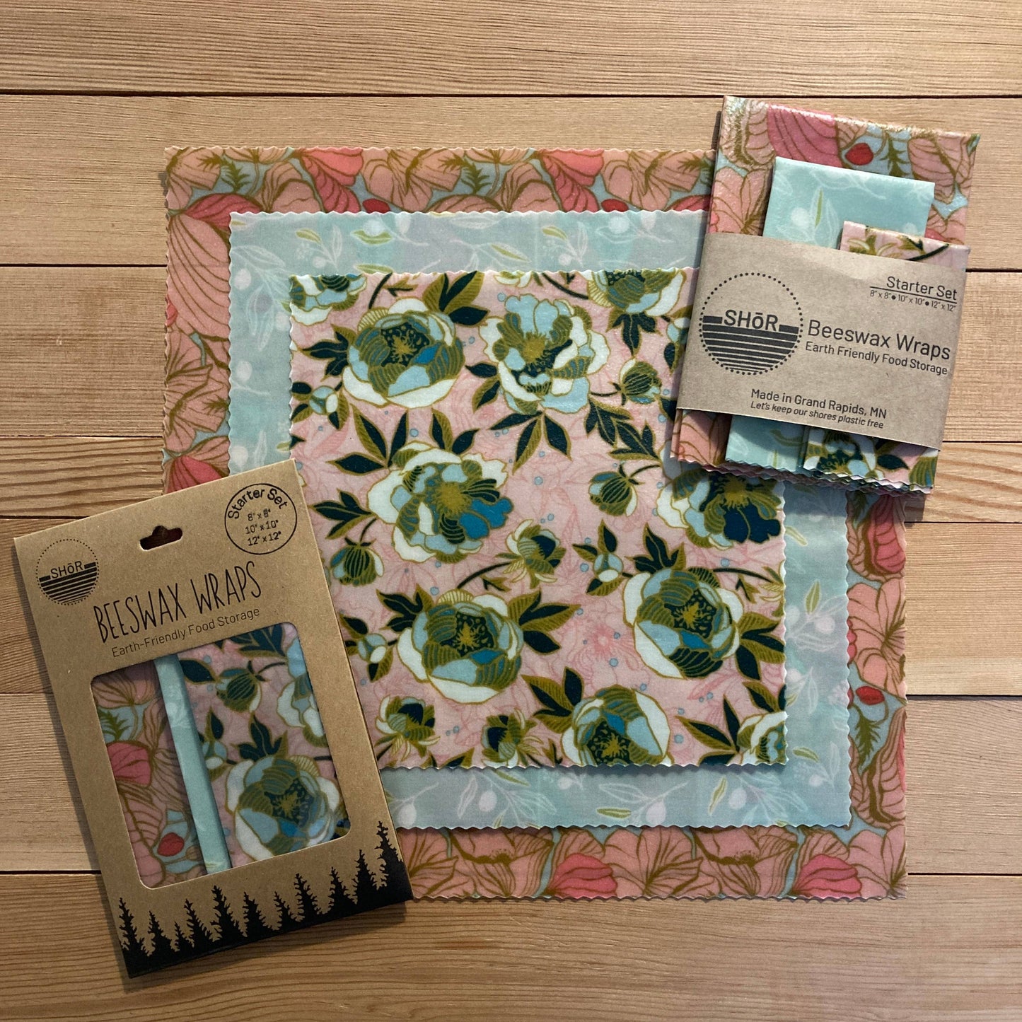 Beeswax Wraps Starter Set (3 pieces) - Lush