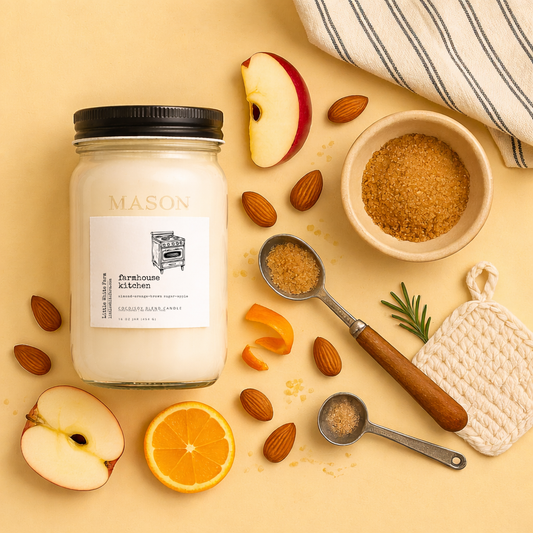 Farmhouse Kitchen-Farmhouse Collection Mason Jar Candle and Wax Melt