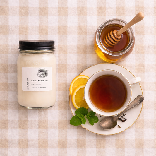 Spiced Winter Tea Mason Jar Candle and Wax Melt