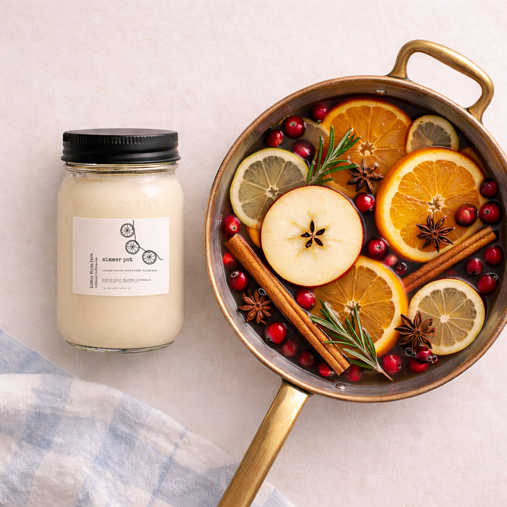 Simmer Pot Mason Jar Candle and Wax Melt