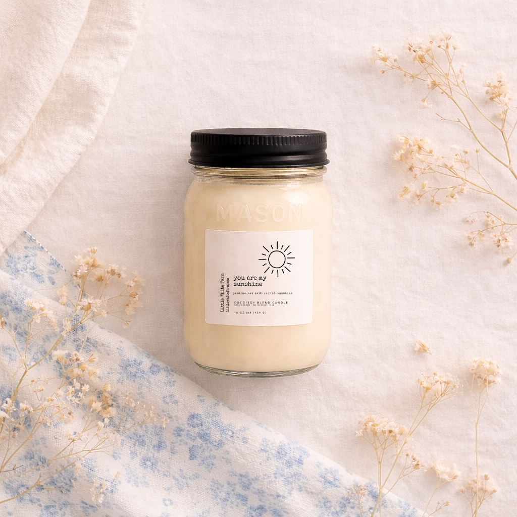 You are my Sunshine Farmhouse Collection Mason Jar Candle and Wax Melt
