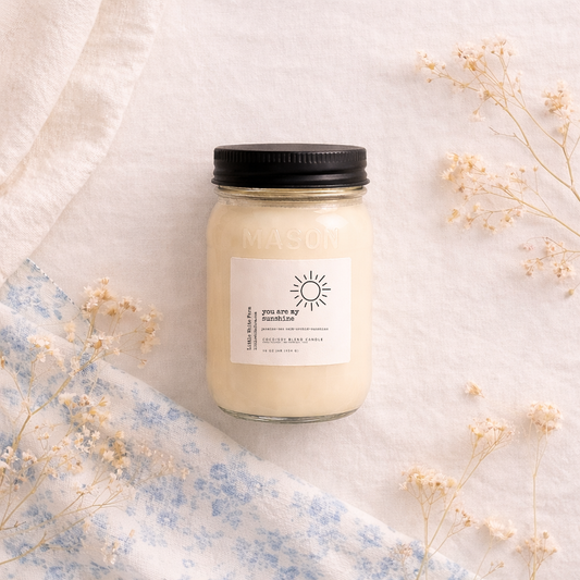 You are my Sunshine Farmhouse Collection Mason Jar Candle and Wax Melt