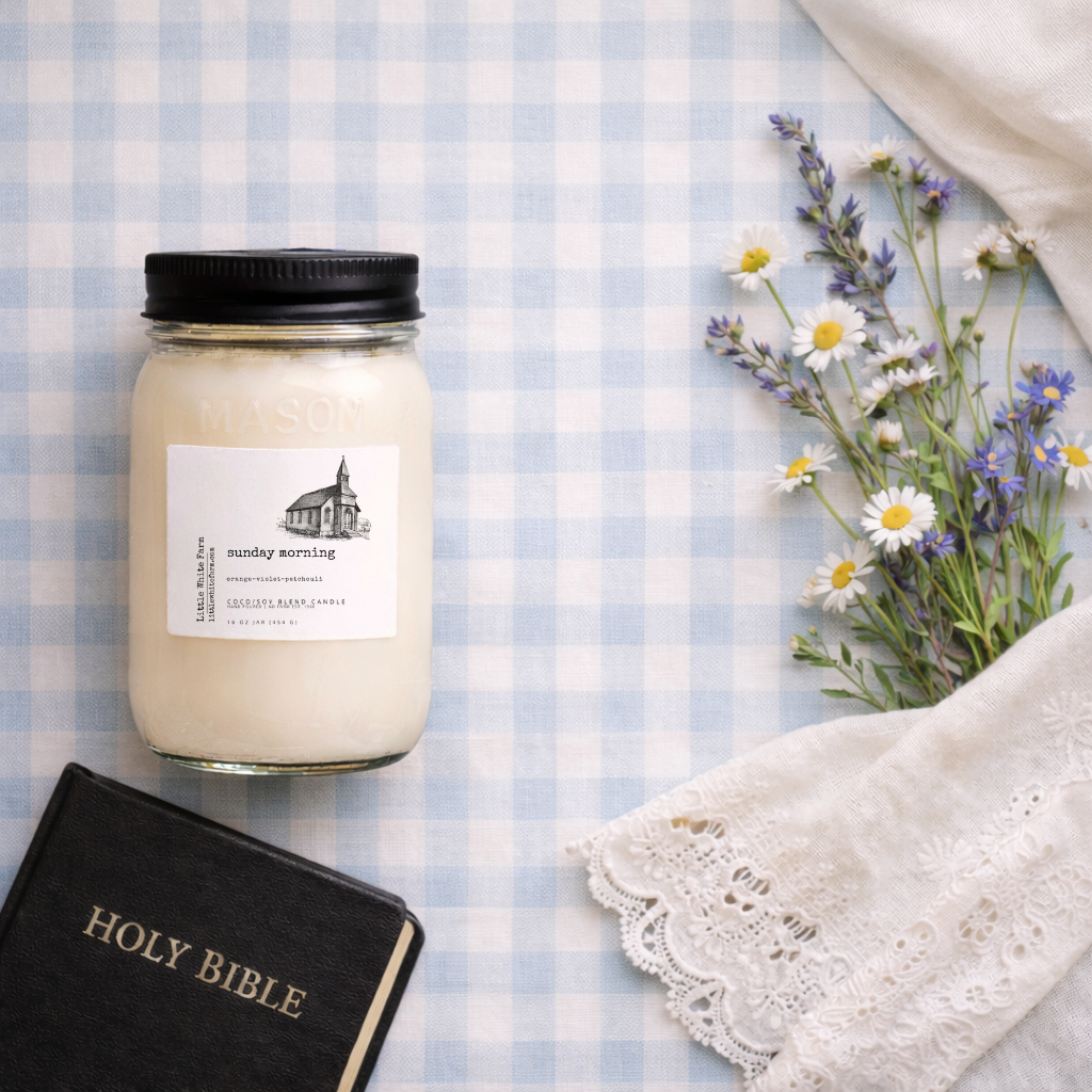 Sunday Morning Mason Jar Candle and Wax Melt