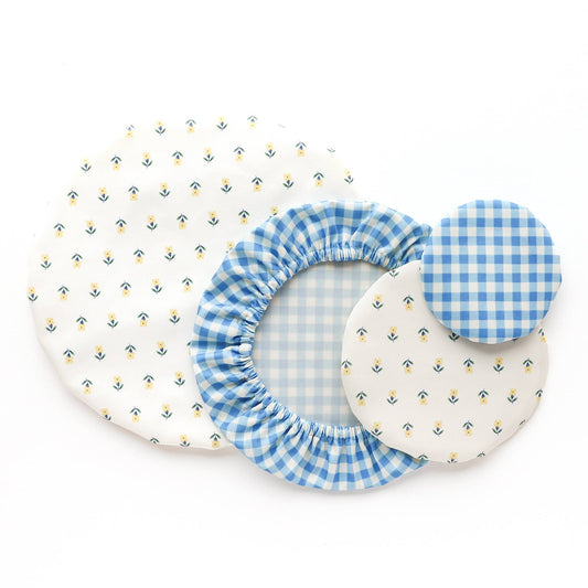 Sustainable Bowl Caps for Food Storage: FW Buds + Gingham