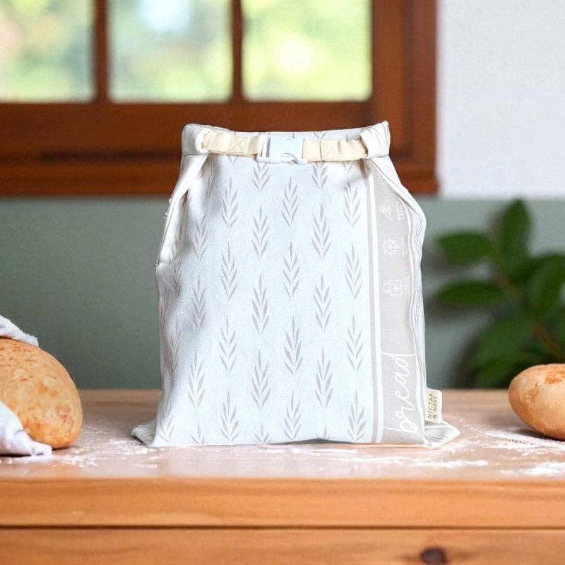 Reusable Beeswax Bread Bags for Homemade Bread & Sourdough (Set of 2)