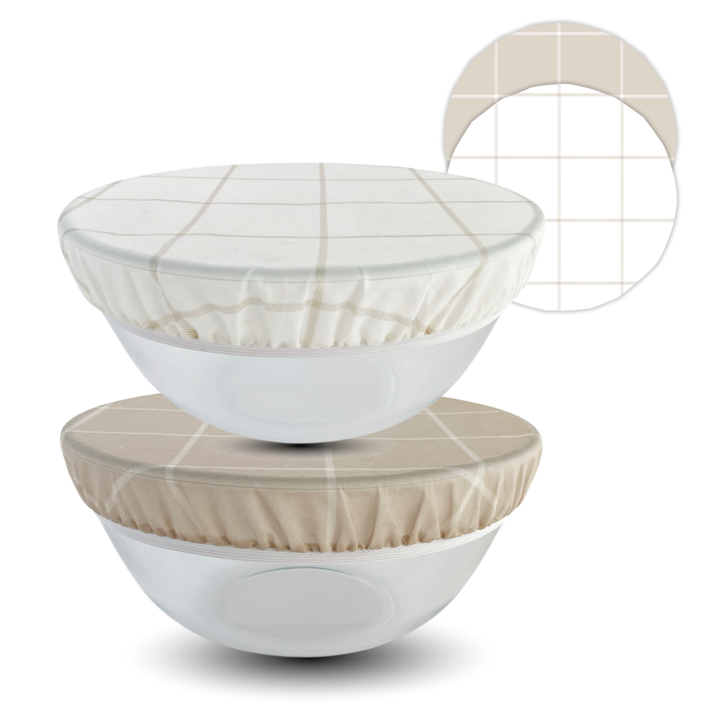 Reusable Beeswax Bowl Covers for Bread Proofing (set of 2)