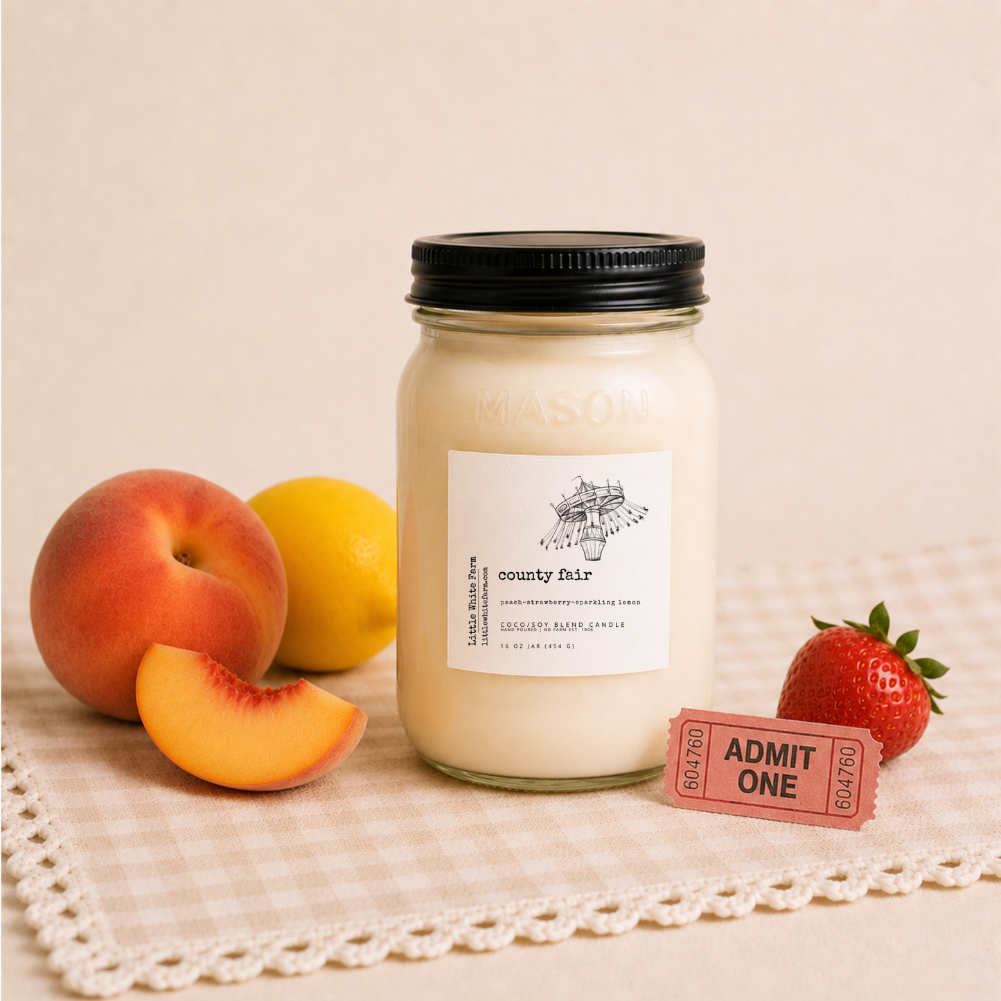 County Fair Mason Jar Candle and Wax Melt