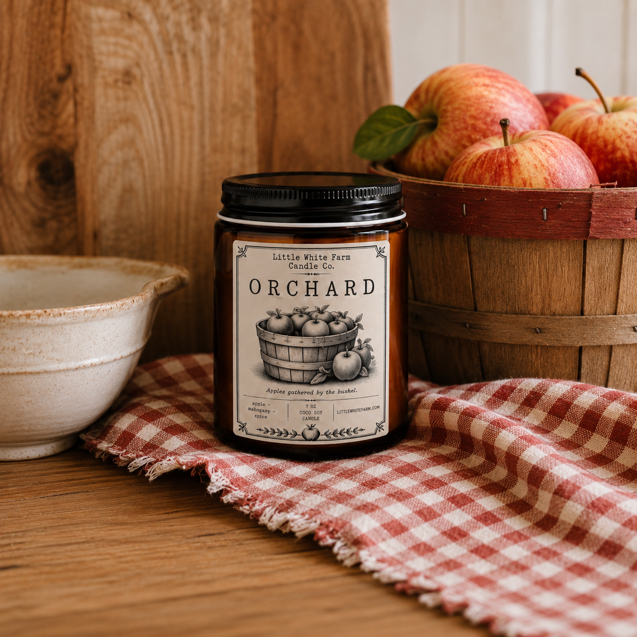 Orchard Heritage Collection Amber Jar Candle