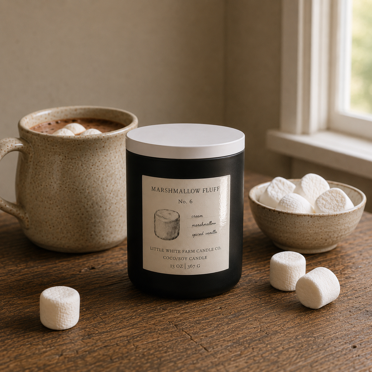No. 6 Marshmallow Fluff Luxury Candle