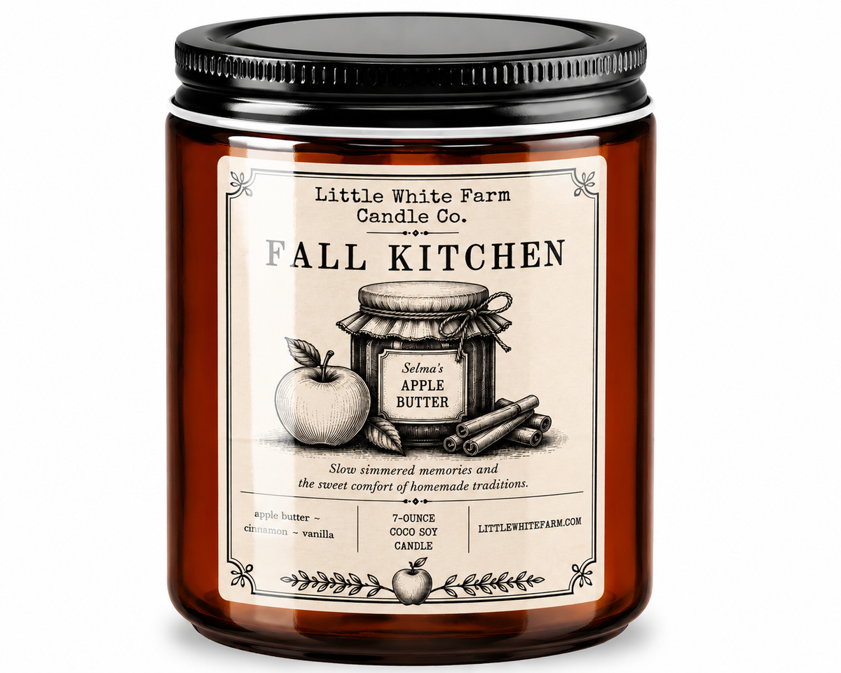 Fall Kitchen Heritage Collection Amber Jar Candle