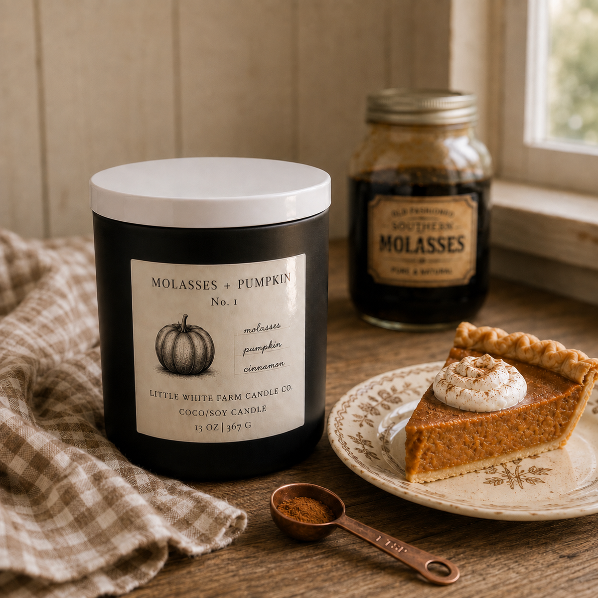 No. 1 Pumpkin + Molasses Luxury Candle