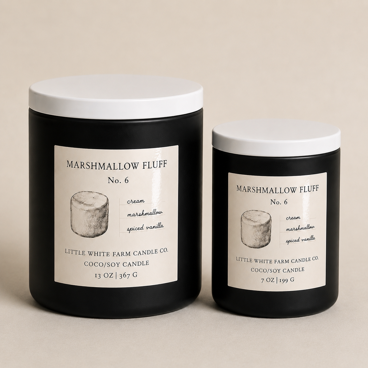 No. 6 Marshmallow Fluff Luxury Candle