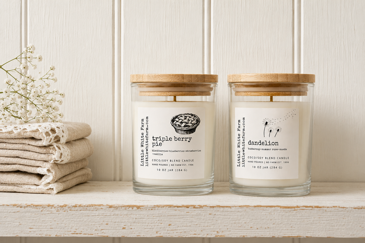 CLEARANCE Bamboo Lidded Candle