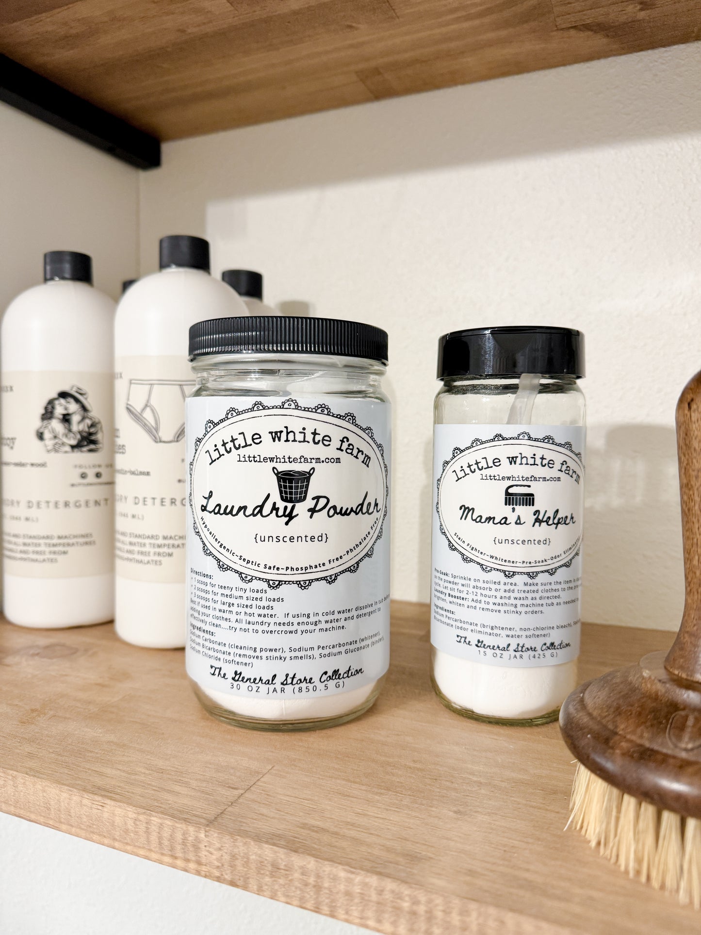 Unscented Powdered Cleaning Products