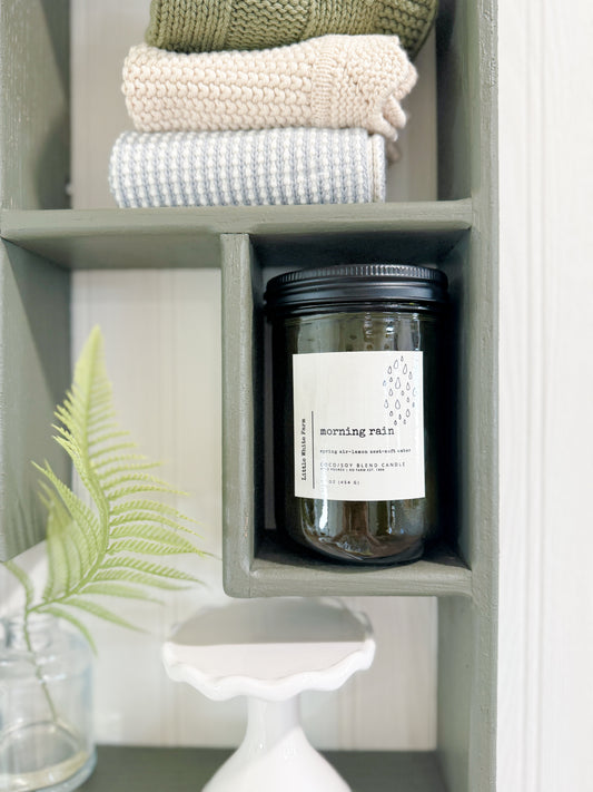 CANDLE OF THE MONTH-LUXE VINTAGE GREEN VESSEL+WOODWICK
