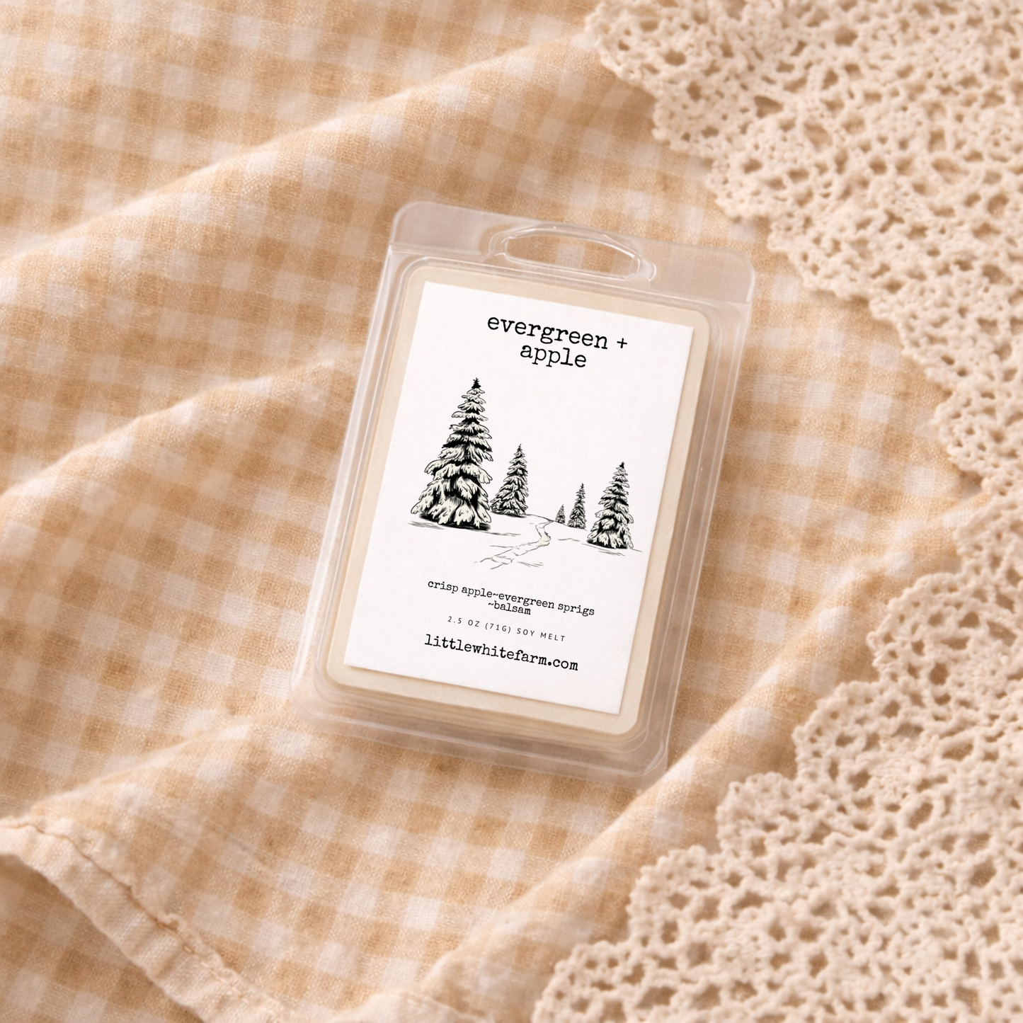 Evergreen + Apple Mason Jar Candle and Wax Melt