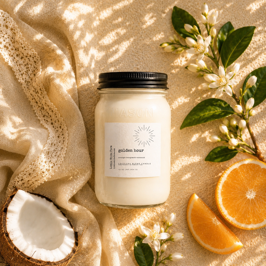 Golden Hour Mason Jar Candle and Wax Melt