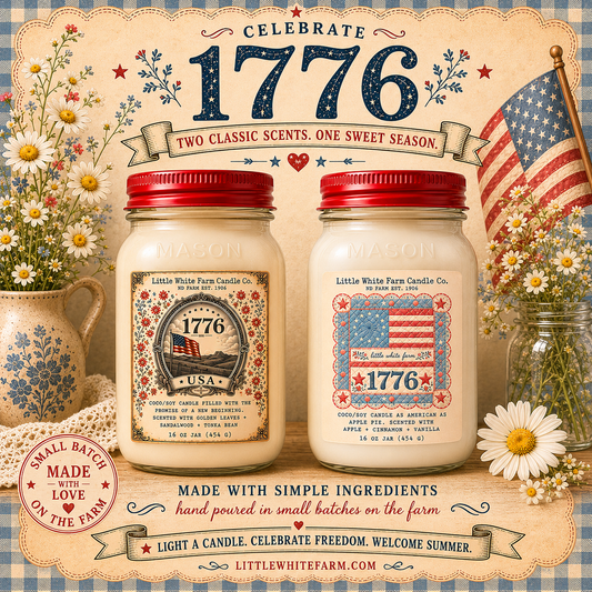 Celebrate 1776 (SPECIAL EDITION) Mason Candles