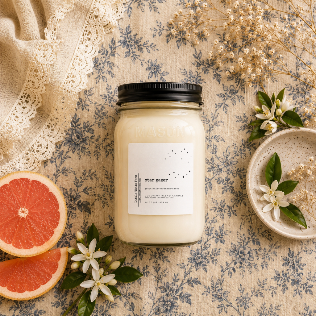 Star Gazer Mason Jar Candle and Wax Melt