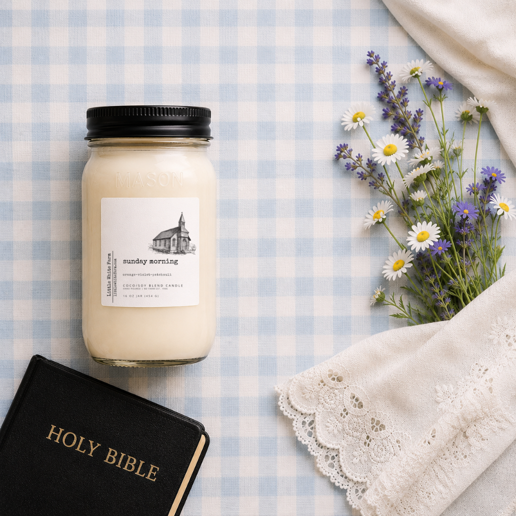 Sunday Morning Mason Jar Candle and Wax Melt