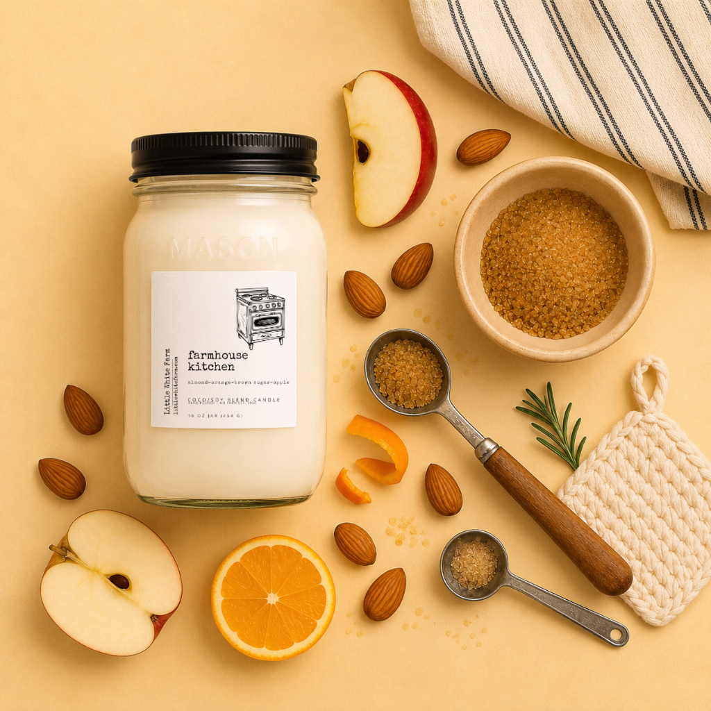 Farmhouse Kitchen-Farmhouse Collection Mason Jar Candle and Wax Melt