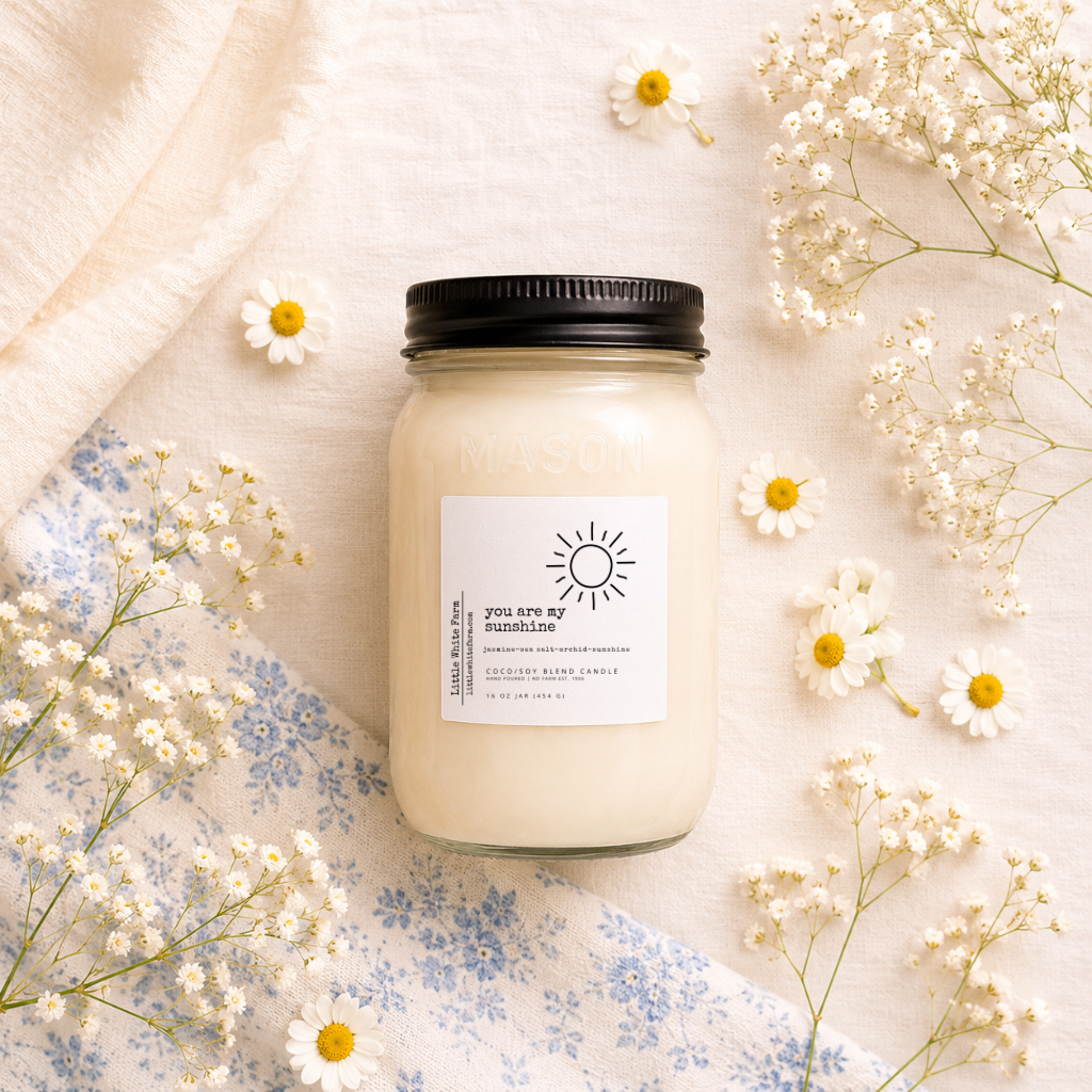 You are my Sunshine Farmhouse Collection Mason Jar Candle and Wax Melt