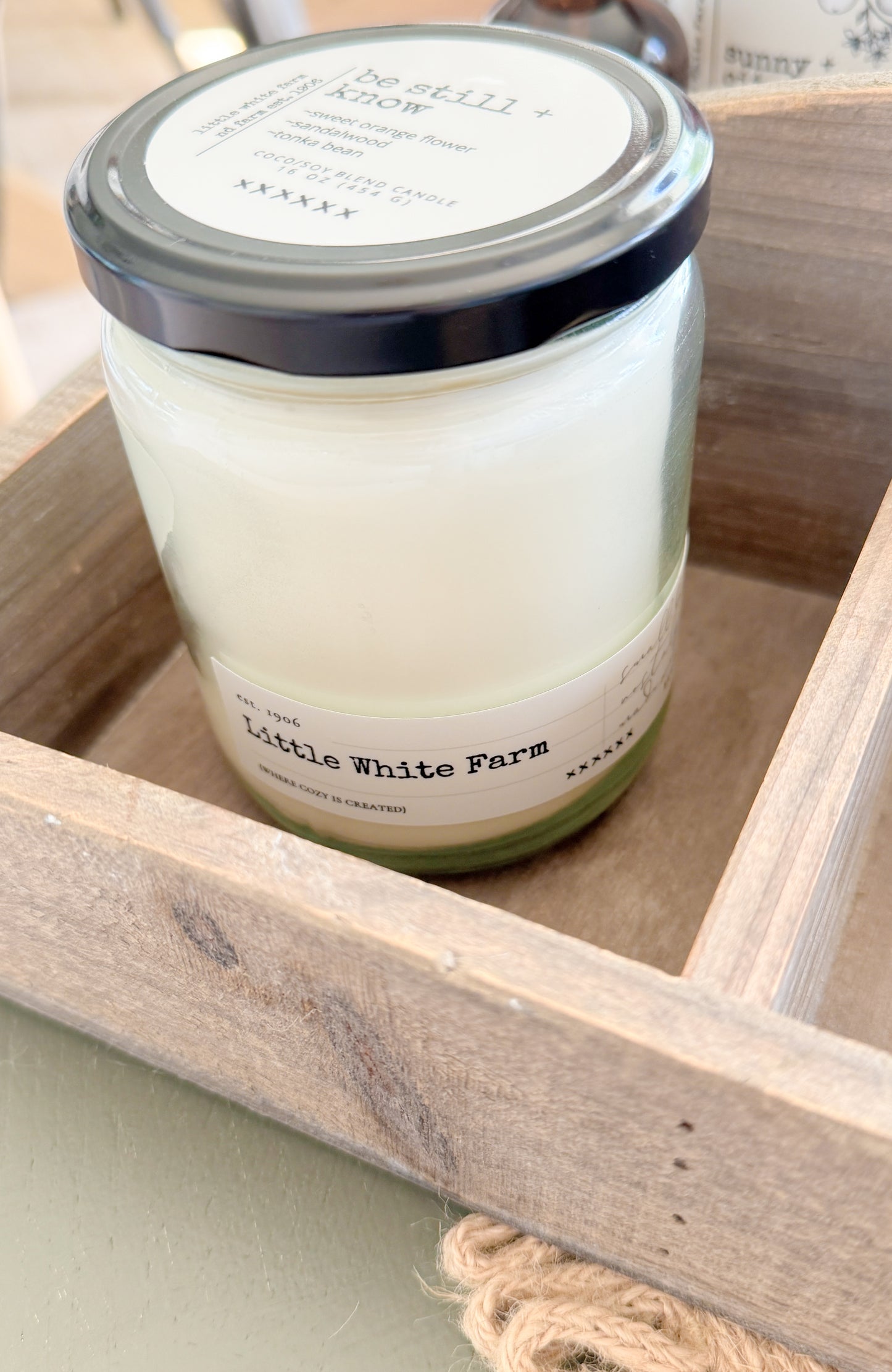 Be Still + Know Devotional Candle