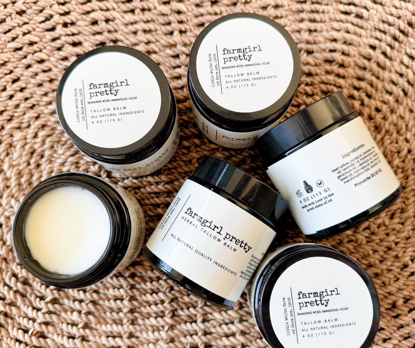 Farmgirl Pretty Herbal Tallow Balm