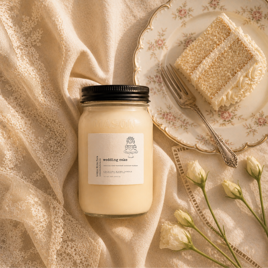 Wedding Cake Mason Jar Candle and Wax Melt