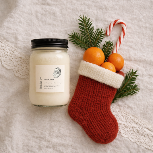 SALE Holly Jolly Mason Jar Candle and Wax Melt
