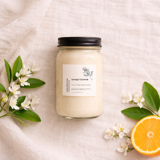 Orange Blossom Mason Jar Candle and Wax Melt