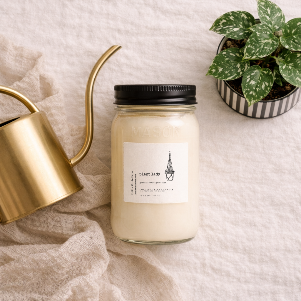 Plant Lady Mason Jar Candle and Wax Melt