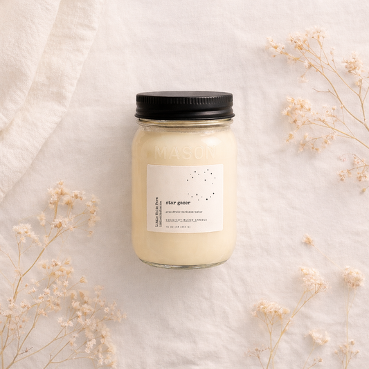 Star Gazer Mason Jar Candle and Wax Melt