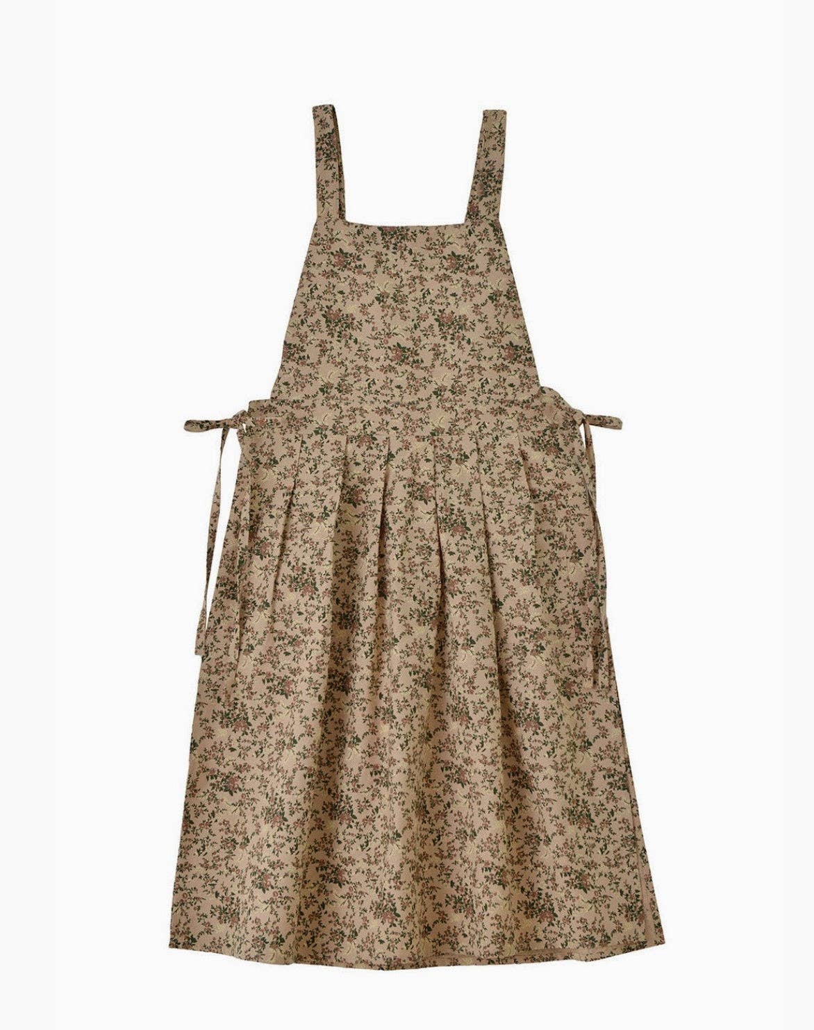 Cotton Flower Apron: Coffee