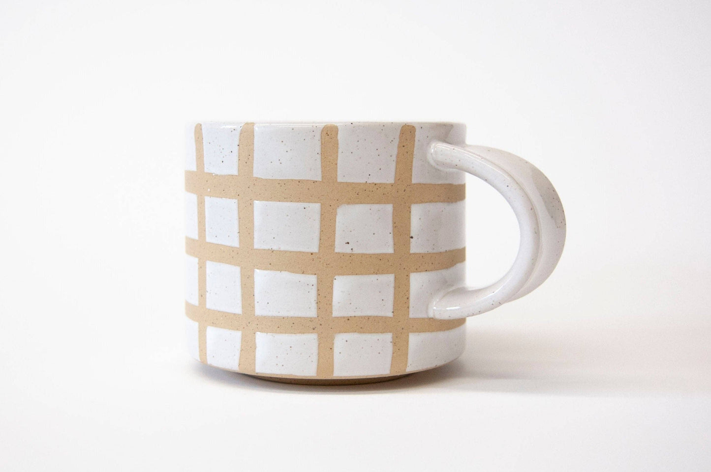 Speckle Grid Mug with Lid (2 mugs + 2 lids)