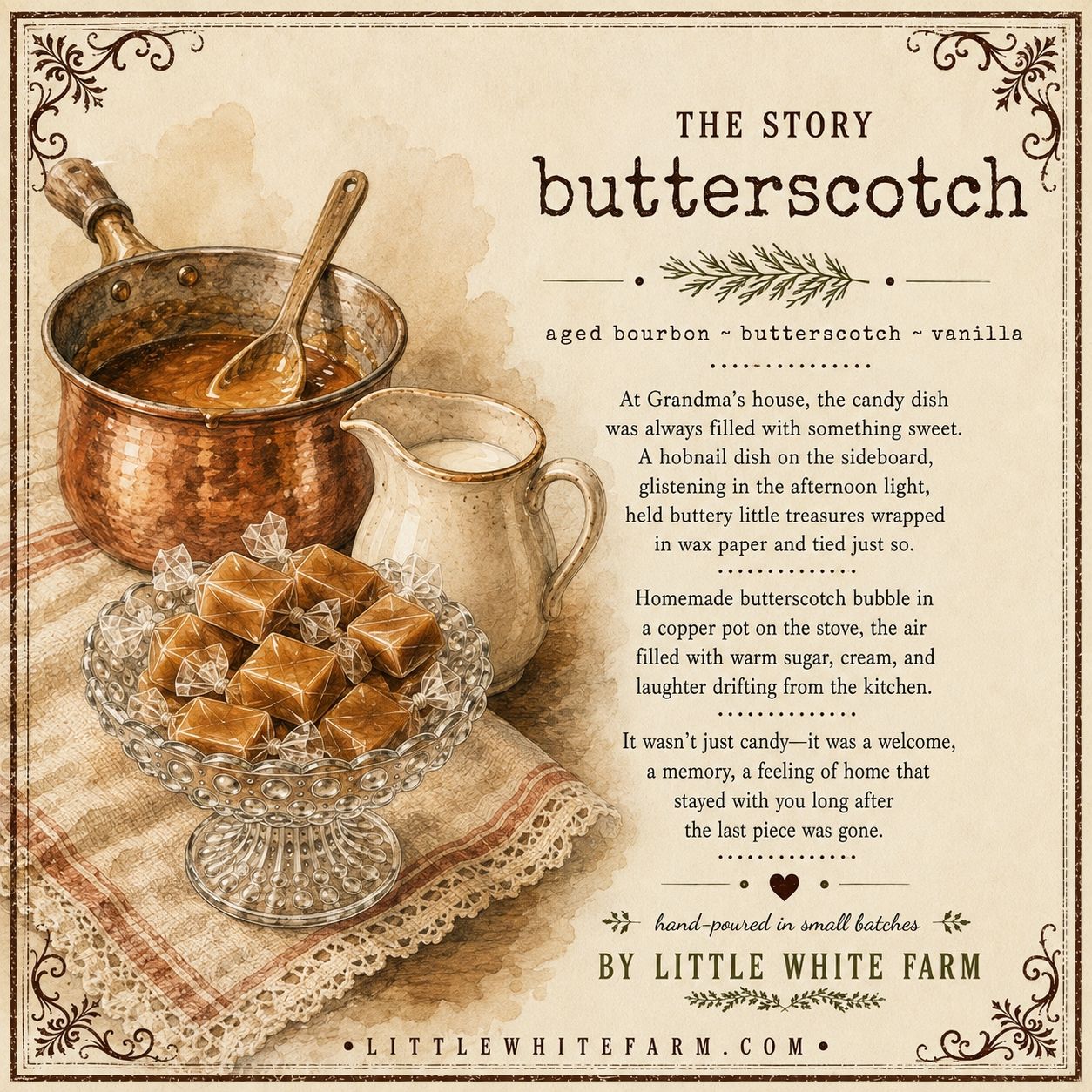 Butterscotch Harvest Collection Mason Jar and Wax Melt