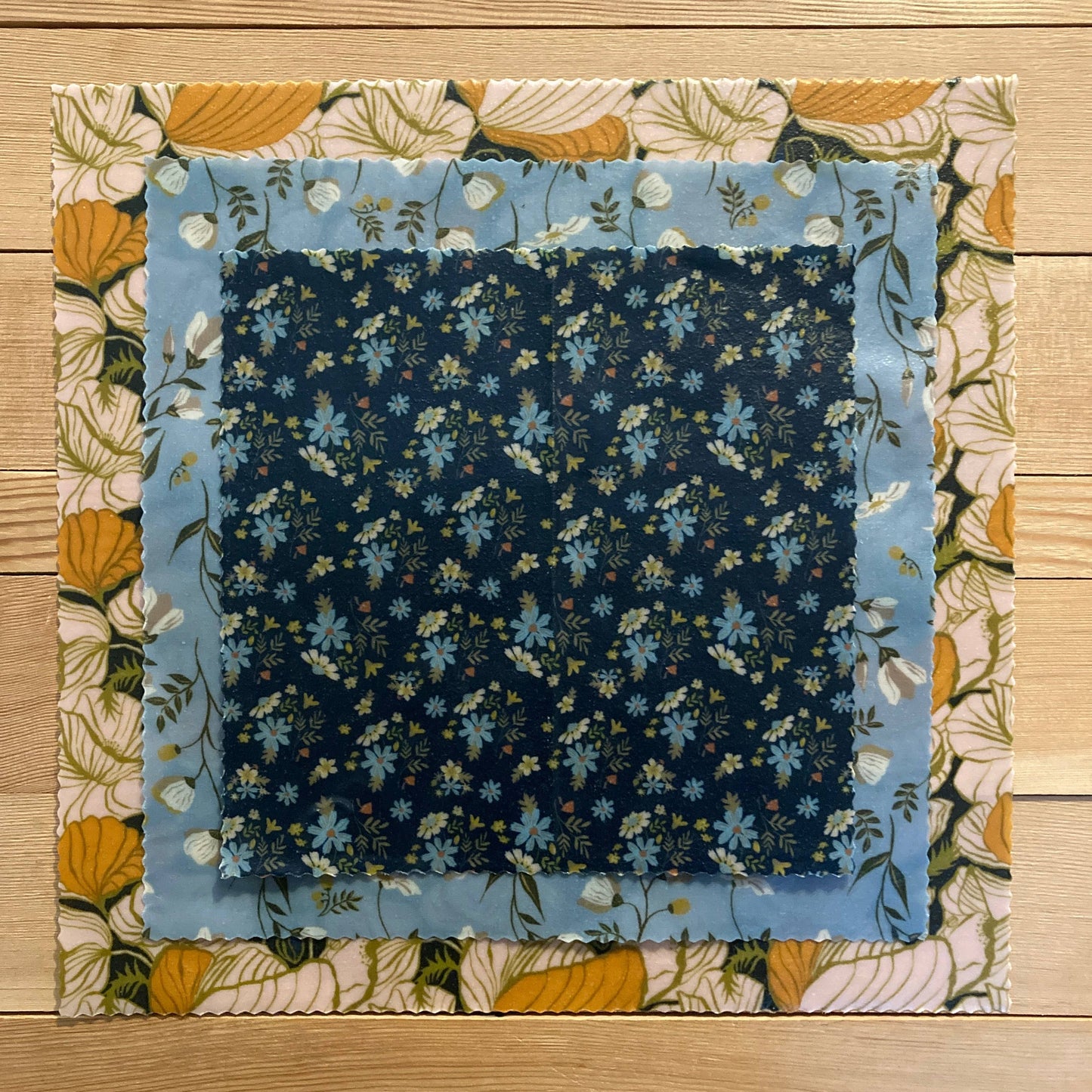 Beeswax Wrap Starter Set (3 pieces) - Night