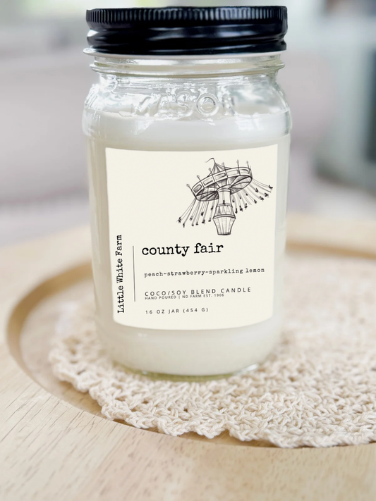 County Fair Summer Collection Mason Jar Candle