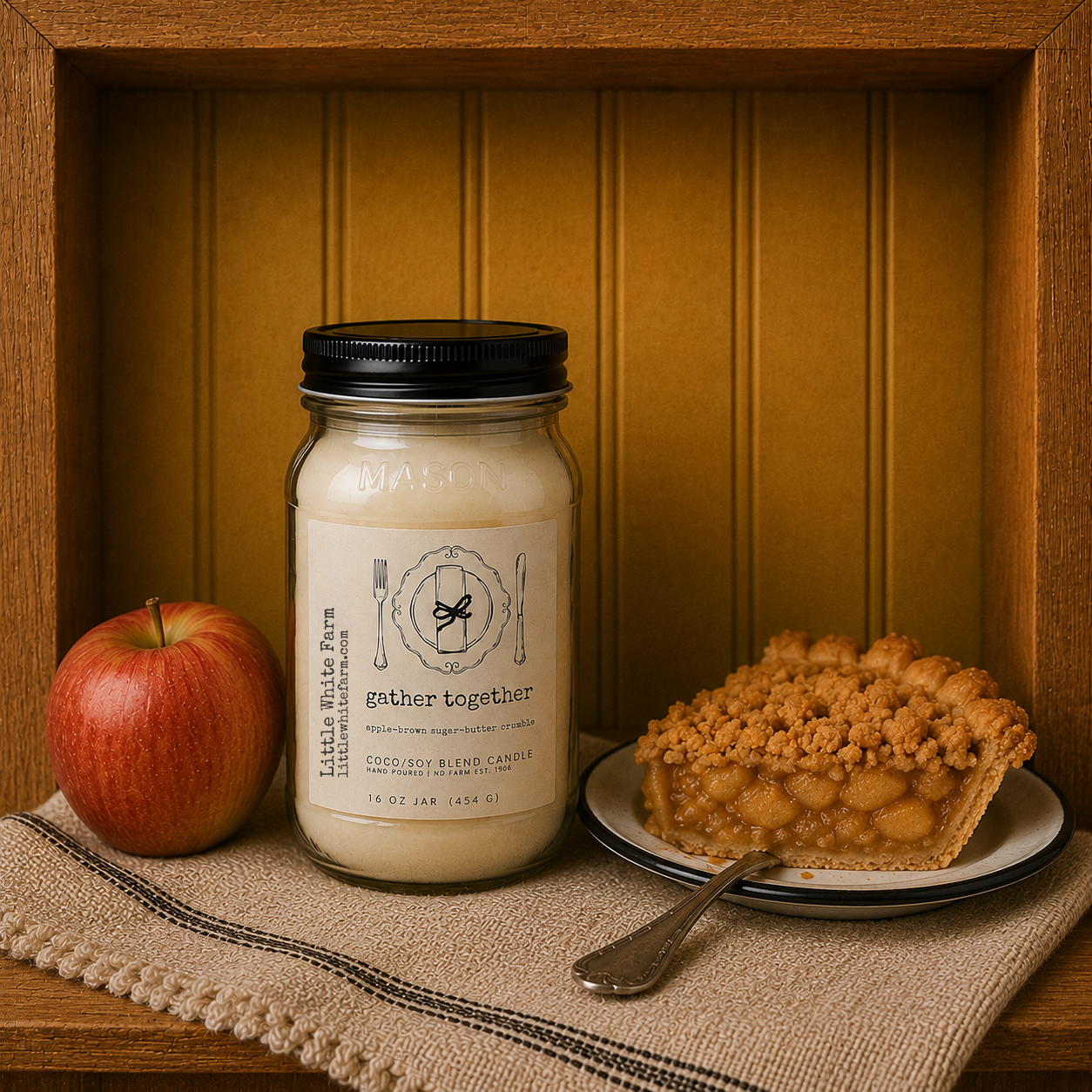 Gather Together Harvest Collection Mason Jar Candle and Wax Melt