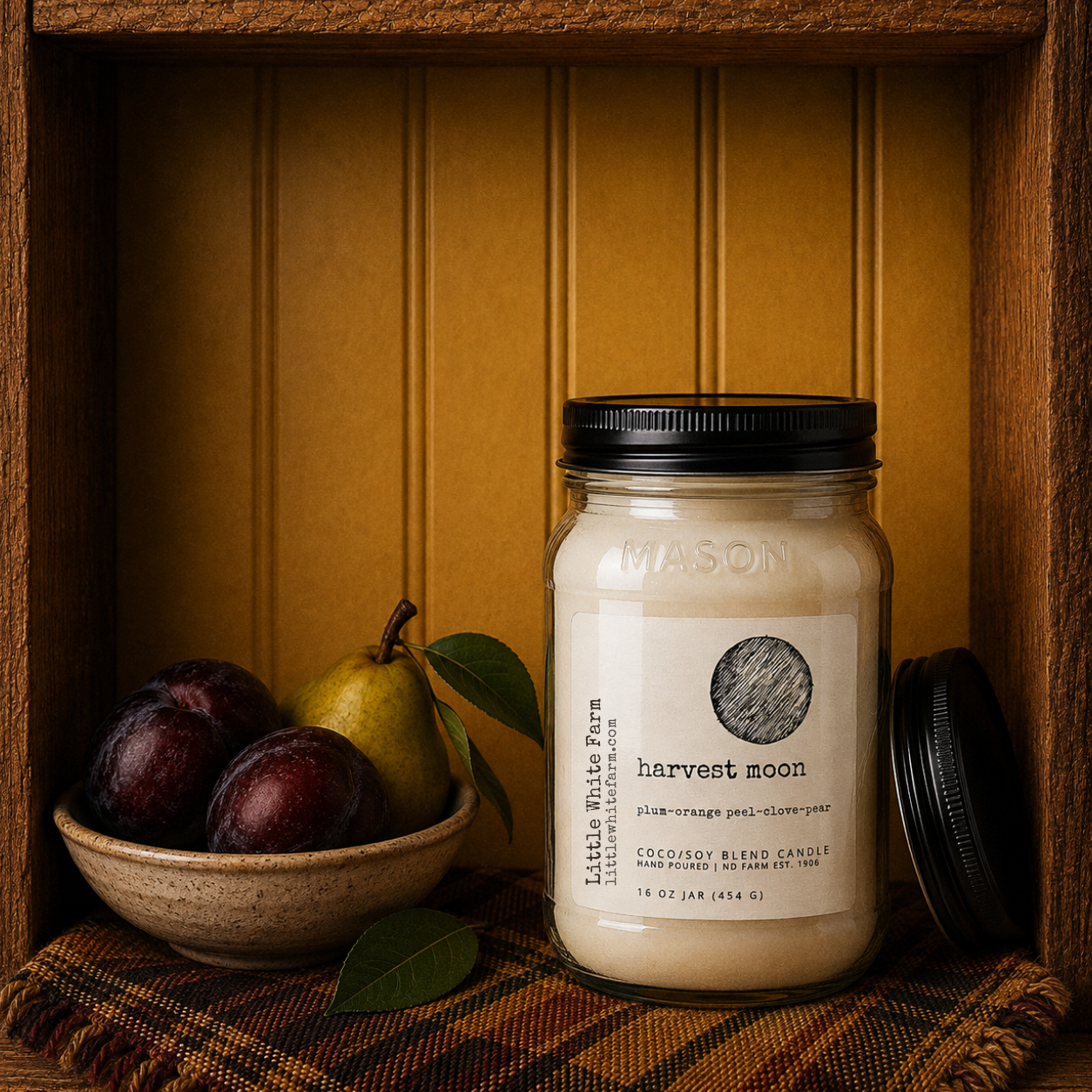 Harvest Moon Harvest Collection Mason Jar Candle and Wax Melt