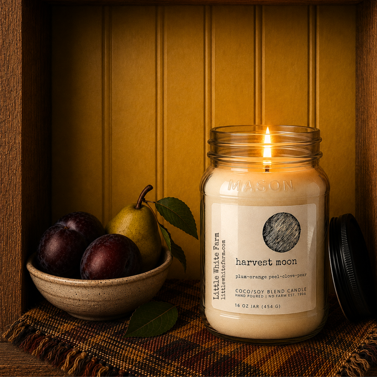 Harvest Moon Harvest Collection Mason Jar Candle and Wax Melt
