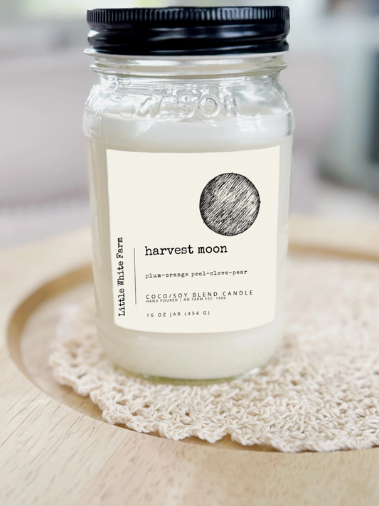Harvest Moon Fall Collection Mason Jar Candle